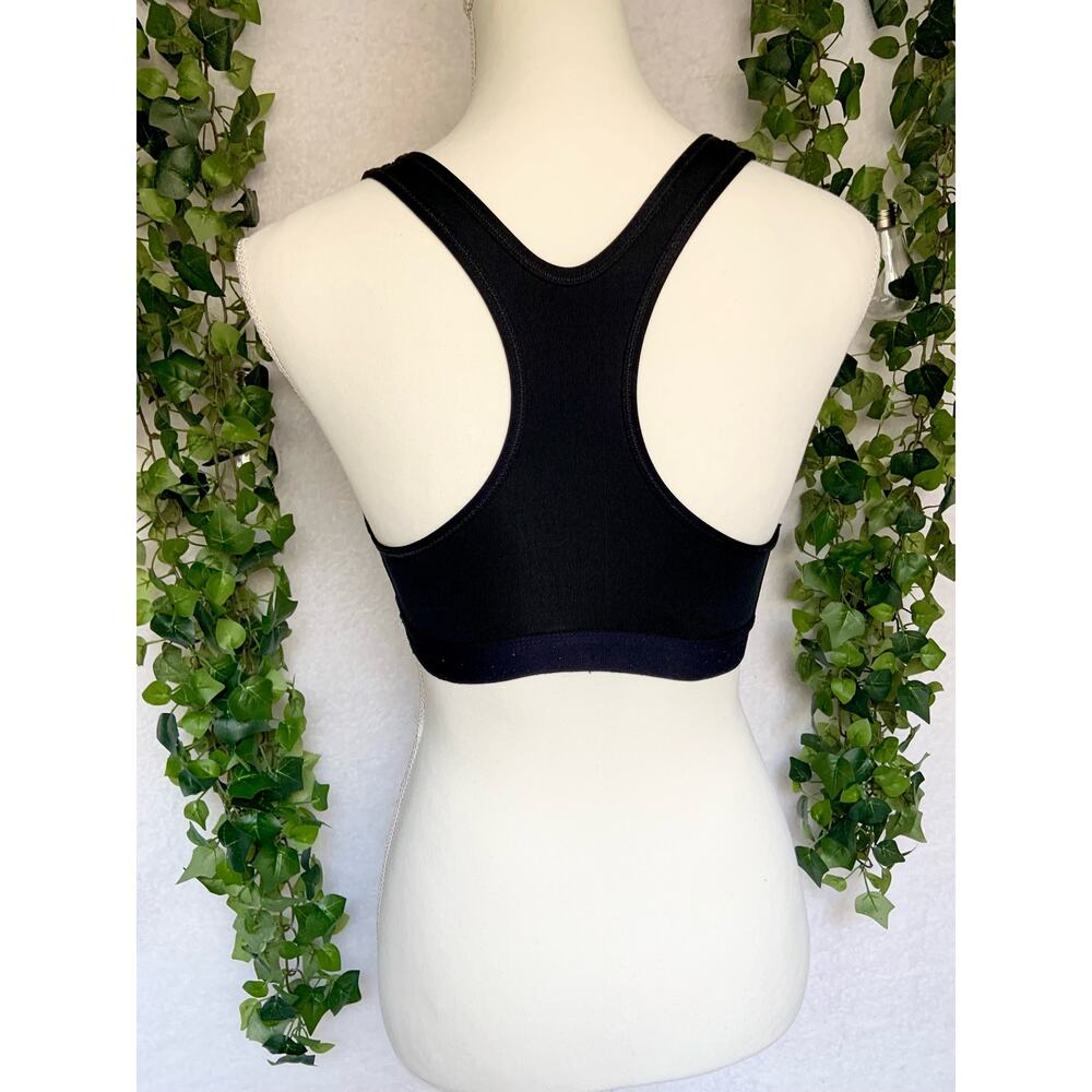 Nike Dri - Fit Black Active Wear Racer Back Sports Bra Women's Size XS - Picture 5 of 7